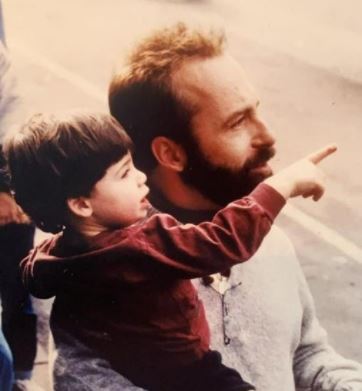 Nate Odenkirk with his father Bob Odenkirk